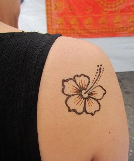 Tatuaje De Henna Sencillo