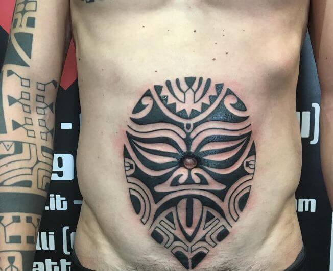 Tatuajes Maoríes En El Estómago