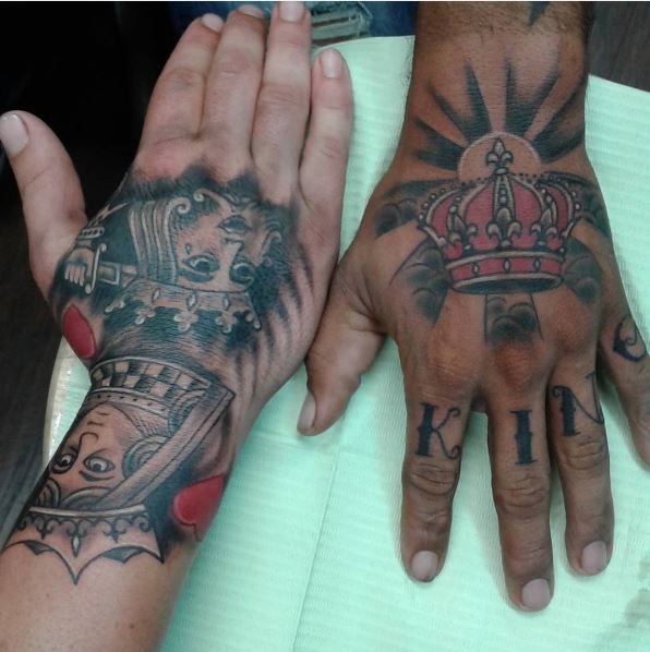 Diseño e ideas de tatuajes de rey brillante para hombres