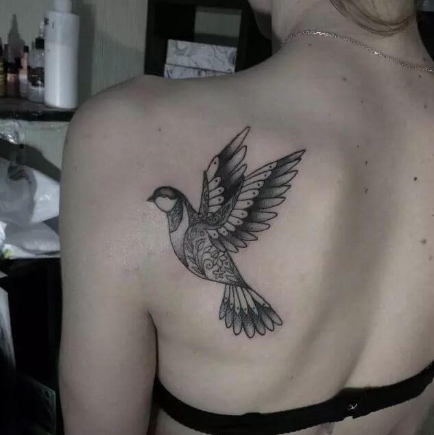 Tatuajes De Paloma Solitaria