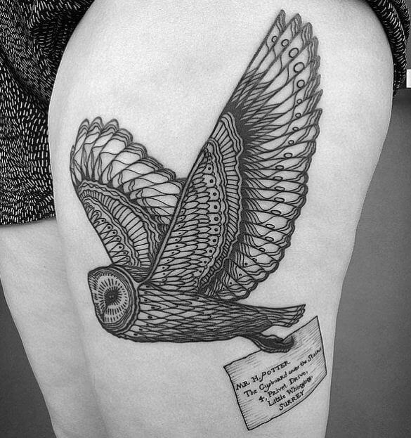 Tatuajes De Búho De Harry Potter