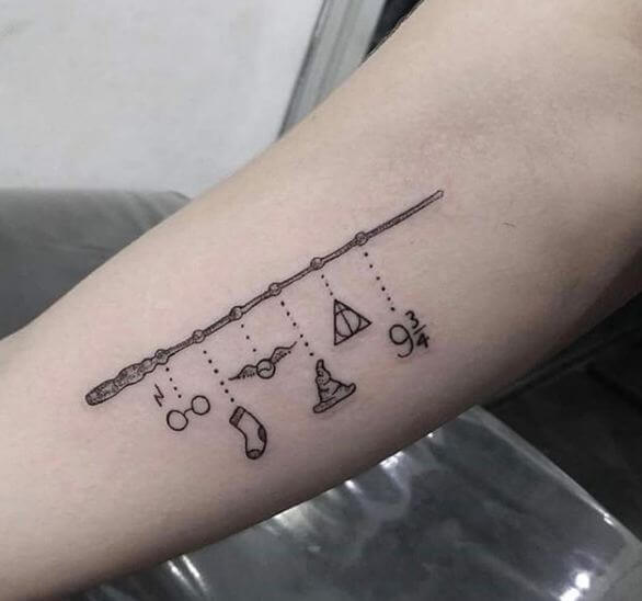 Tatuajes De Símbolos De Harry Potter