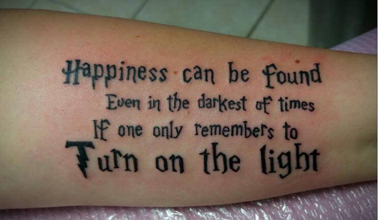 Tatuajes De Citas De Harry Potter Dumbledore