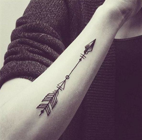 Increíbles diseños de tatuajes de flechas