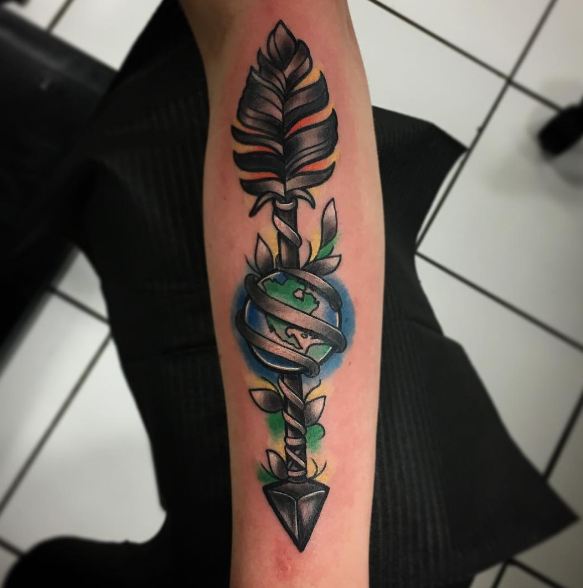 Tatuajes De Tierra Con Flecha