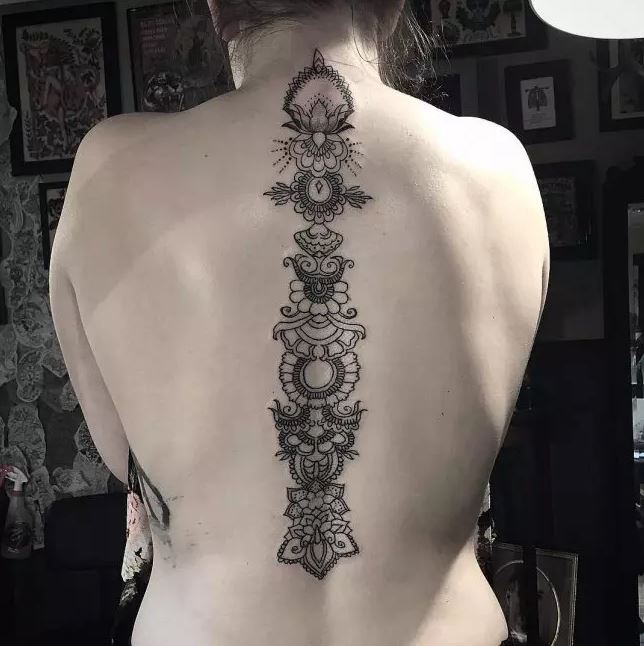 Tatuajes En La Espalda Femenina