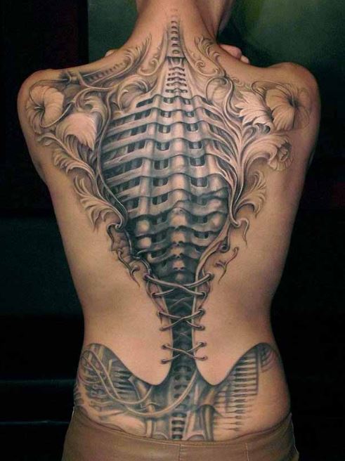 Tatuajes En La Espalda Larga
