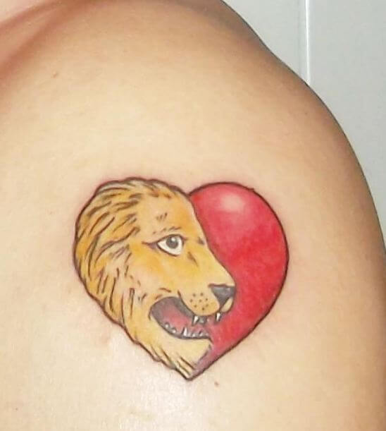 Tatuajes De Corazón De León 1