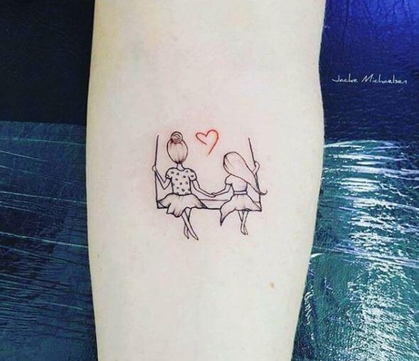 Tatuajes Madre E Hija Corazón