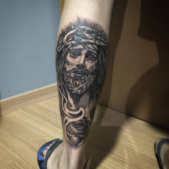 Ideas y diseños de tatuajes de Jesús para hombres