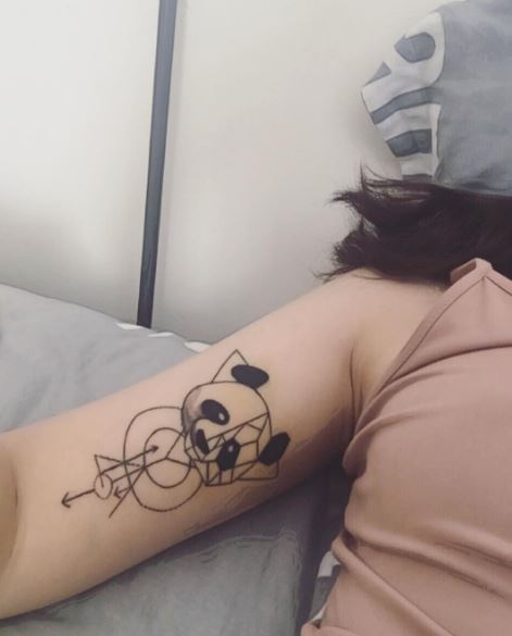 Último diseño de tatuajes de panda para mujeres