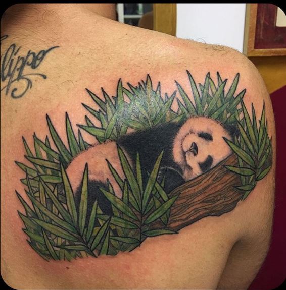 Impresionante diseño de tatuajes de panda e ideas para niño