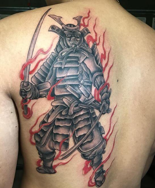 Tatuaje Samurai Oni