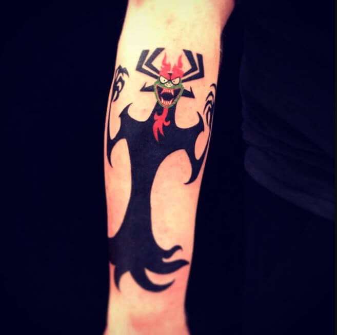 Tatuaje Samurai Jack Aku