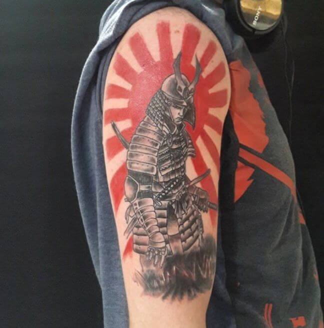 Tatuaje Samurai Tradicional