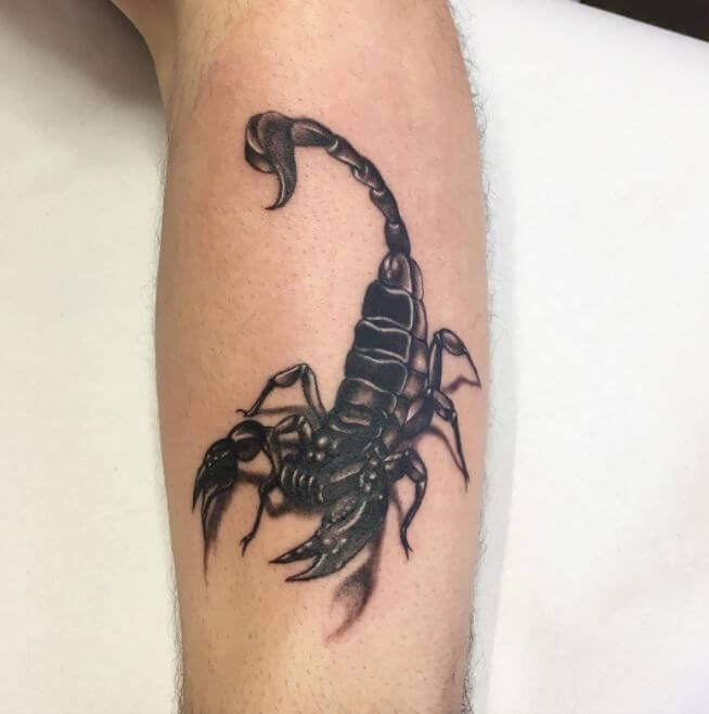 Tatuaje De Escorpión Realista