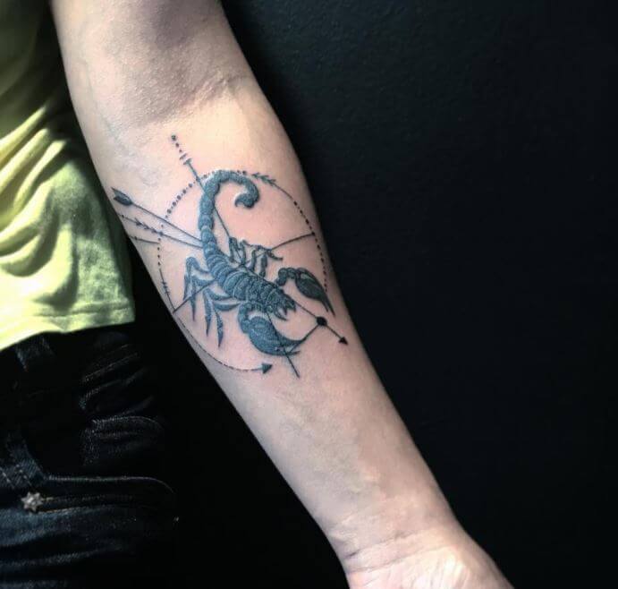 Tatuajes De Escorpión En El Antebrazo