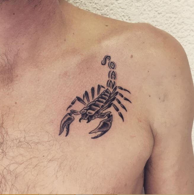 Tatuaje De Escorpión Para Hombre