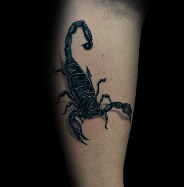 Tatuaje De Escorpión En El Brazo Interior