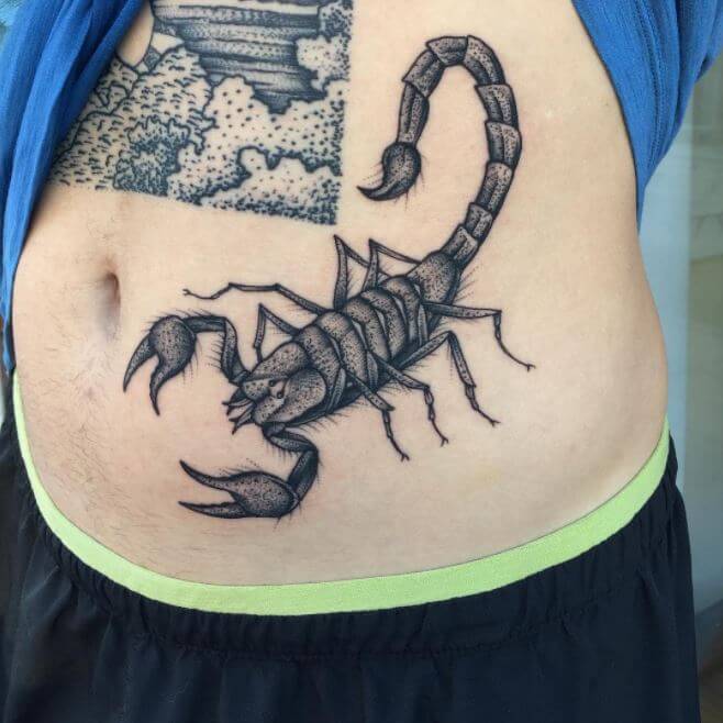 Tatuaje De Escorpión