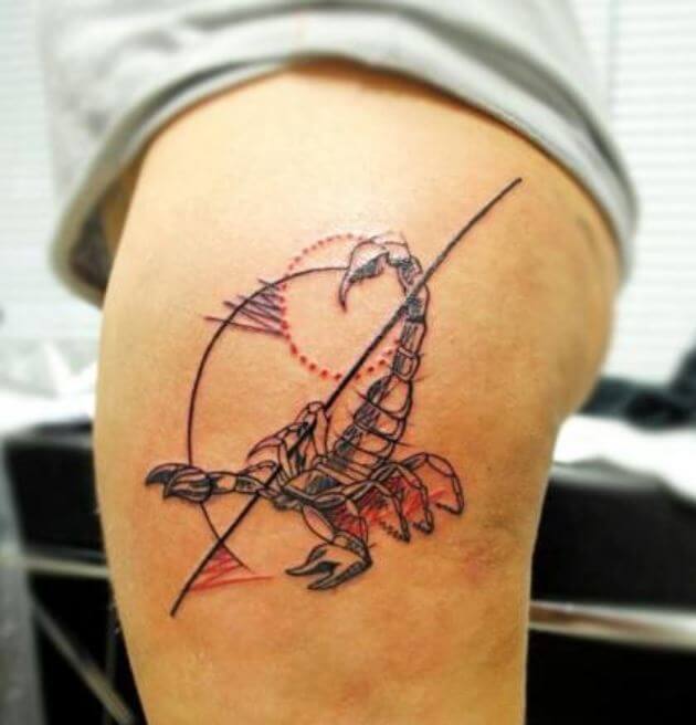Tatuajes De Escorpión En El Muslo