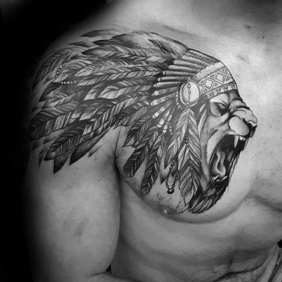 Tatuajes de dragones para hombres en el hombro (2)