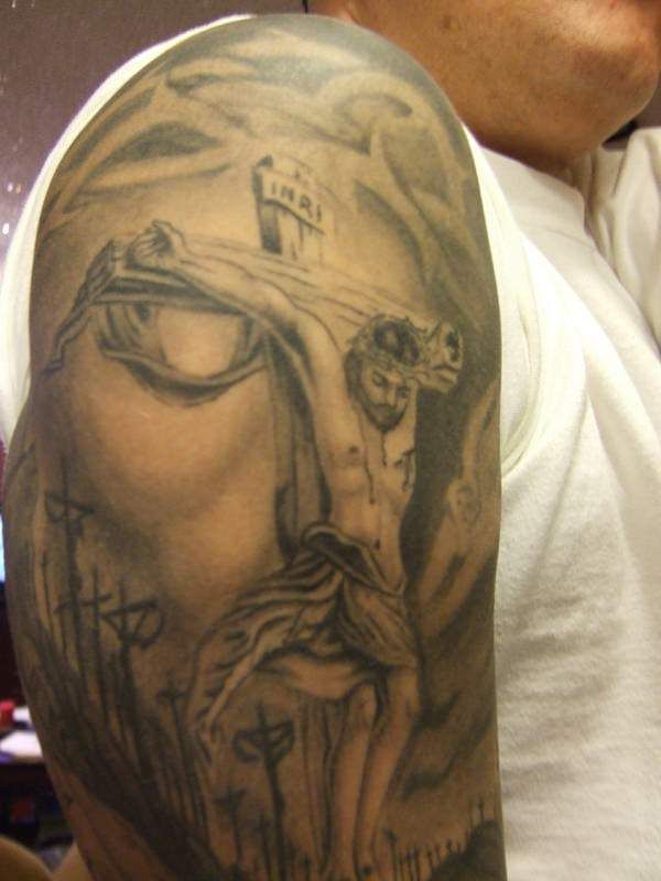Tatuajes en el hombro para hombres Imágenes de diseño (6)