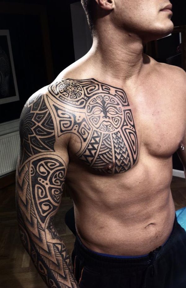 Tatuajes en el hombro para hombres Imágenes de diseño (7)