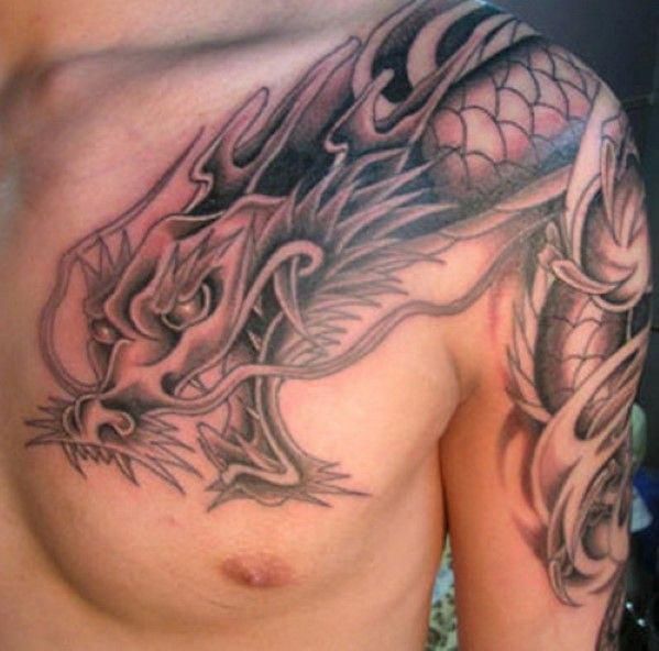 Tatuajes en el hombro para hombres Imágenes de diseño (4)