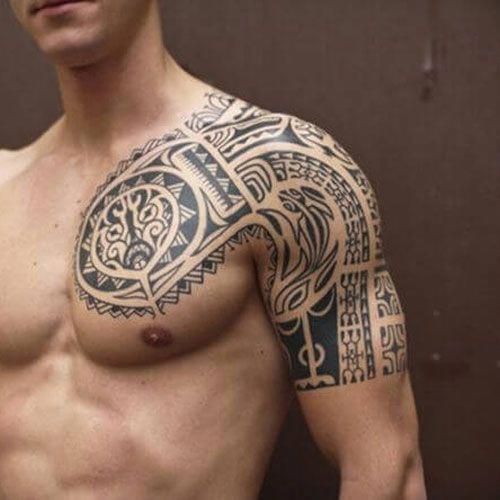 Ideas de tatuajes en el hombro para hombres (7)