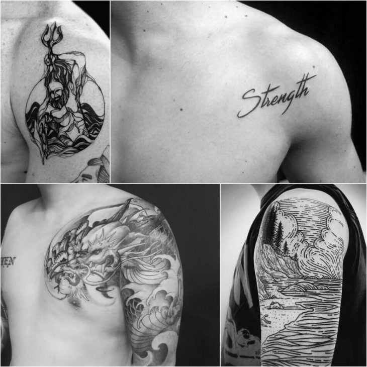 Ideas de tatuajes para hombres en el hombro (10)