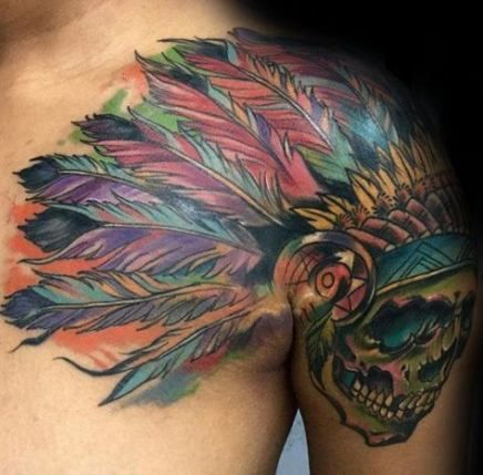 Tatuajes tribales para hombres en el hombro y el brazo (6)