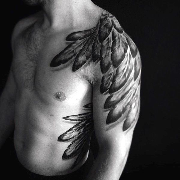 Tatuajes tribales para hombres en el hombro y el brazo (3)