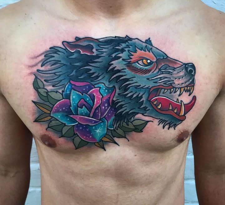 Tatuaje De Lobo En Ropa De Oveja