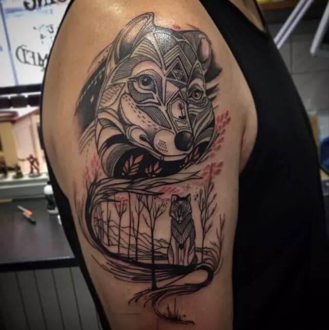 Diseños De Tatuajes De Lobo
