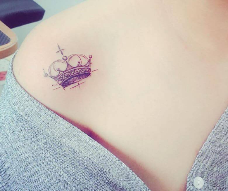 Tatuaje De Corona De Reina