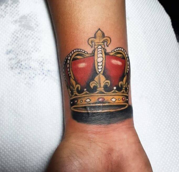 Tatuaje De Corona De Rey