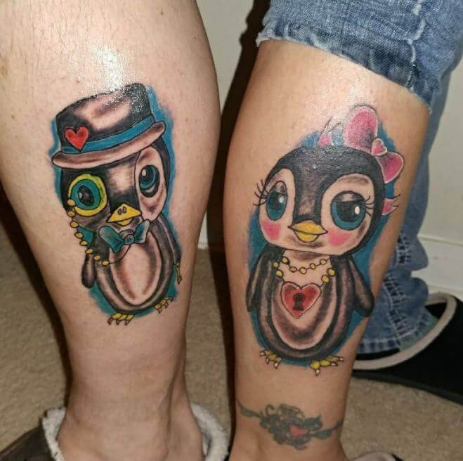 Tatuajes De Parejas De Pingüinos