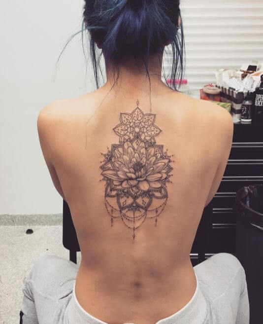 Tatuaje Flor De Loto Mandala