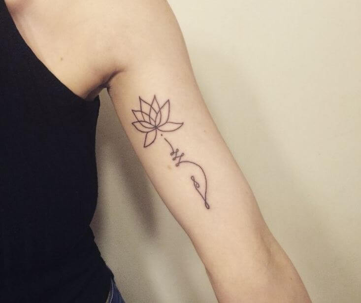 Tatuaje De Flor De Loto Unalome