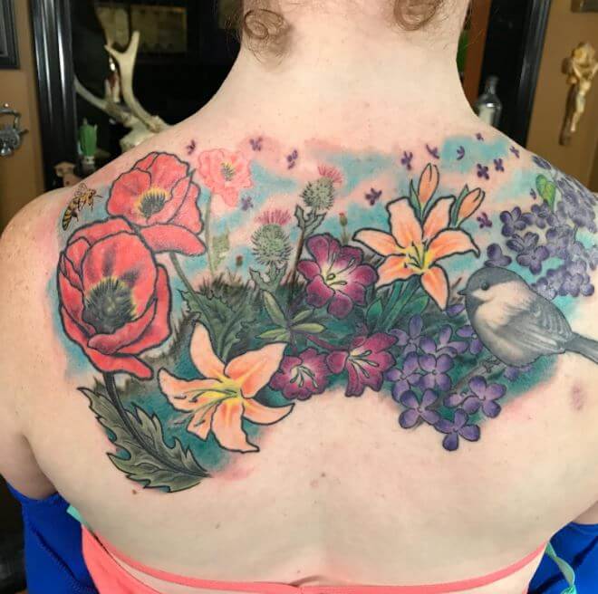Tatuajes En La Espalda Para Niñas