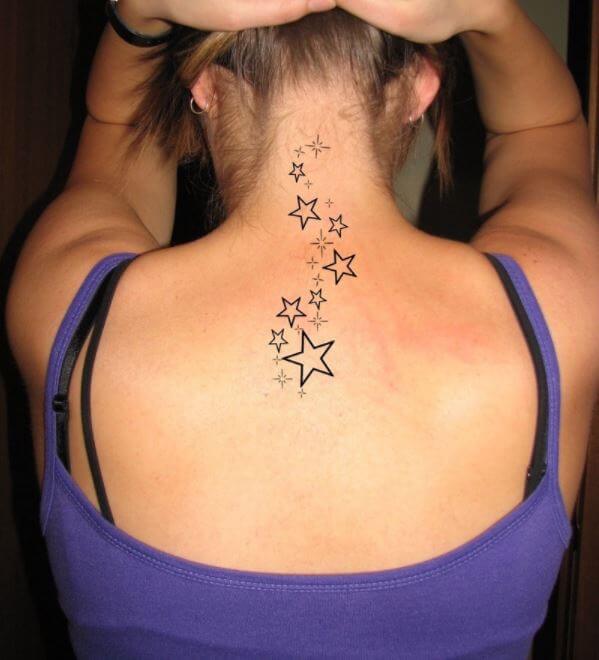 Tatuajes De Estrellas Para Chicas En La Espalda