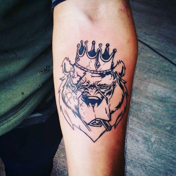 Diseño e ideas de tatuajes de cachorro de oso