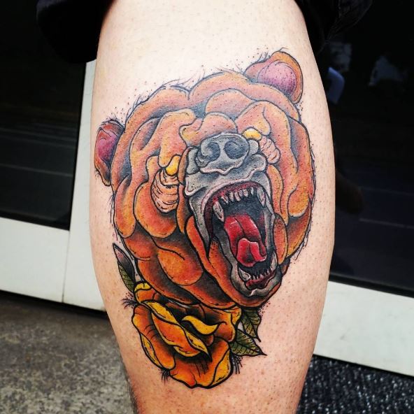 Impresionante diseño e ideas de tatuajes de osos