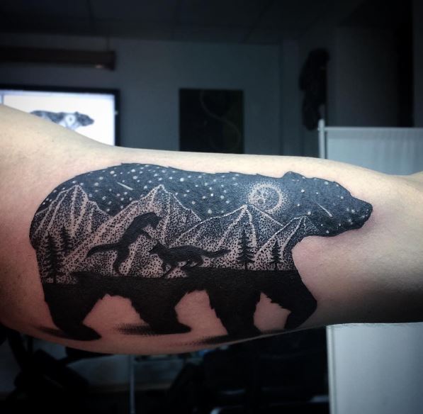 Diseño e ideas geniales de tatuajes de osos