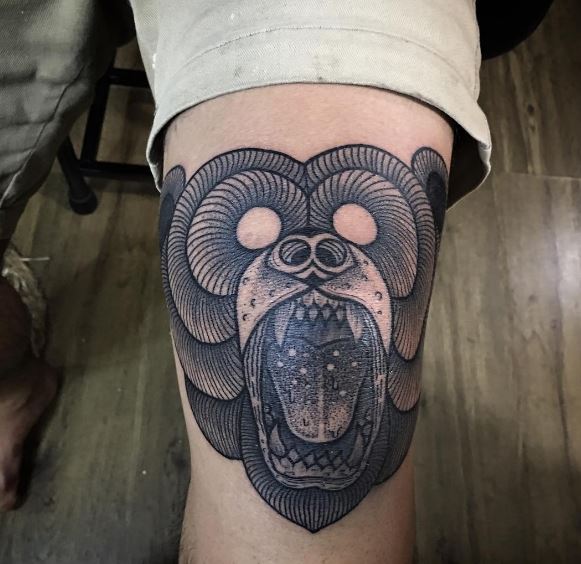 Diseño e ideas de tatuajes de osos muy bonitos