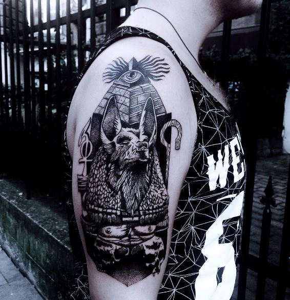 Tatuaje Anubis 34