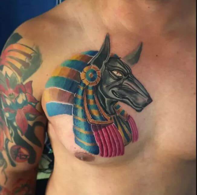 Tatuaje De Anubis Tribal