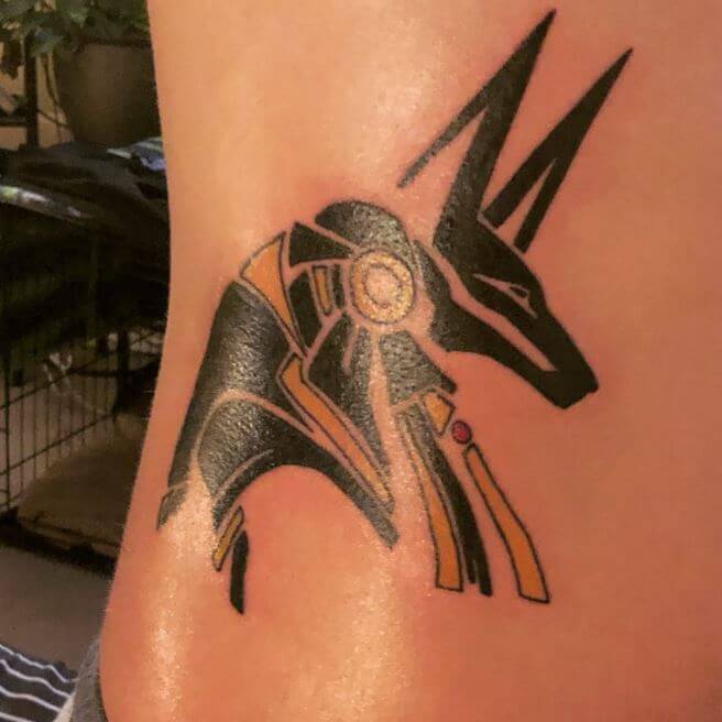 Tatuaje Tribal Anubis