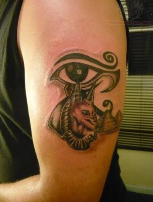 Tatuaje Ojo De Anubis